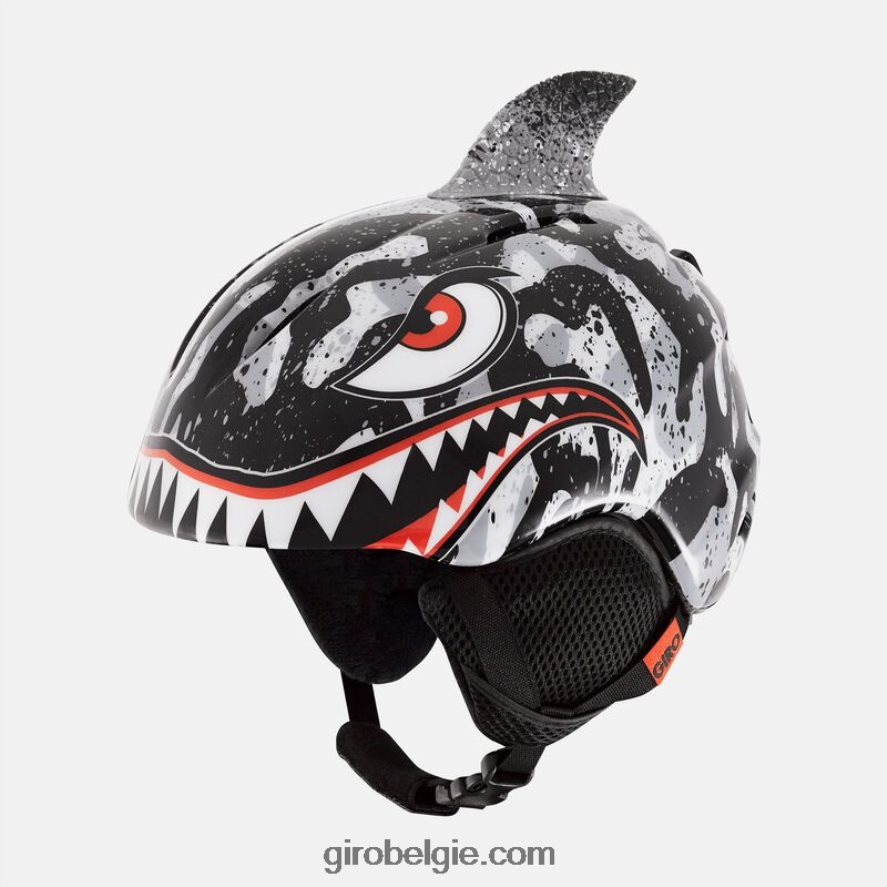 fxr2441022_giro_kinderen_lancering_plus_helm_zwart_grijze_tijgerhaai.jpg FXR2441022 Giro kinderen lancering plus helm zwart/grijze tijgerhaai - Image 1