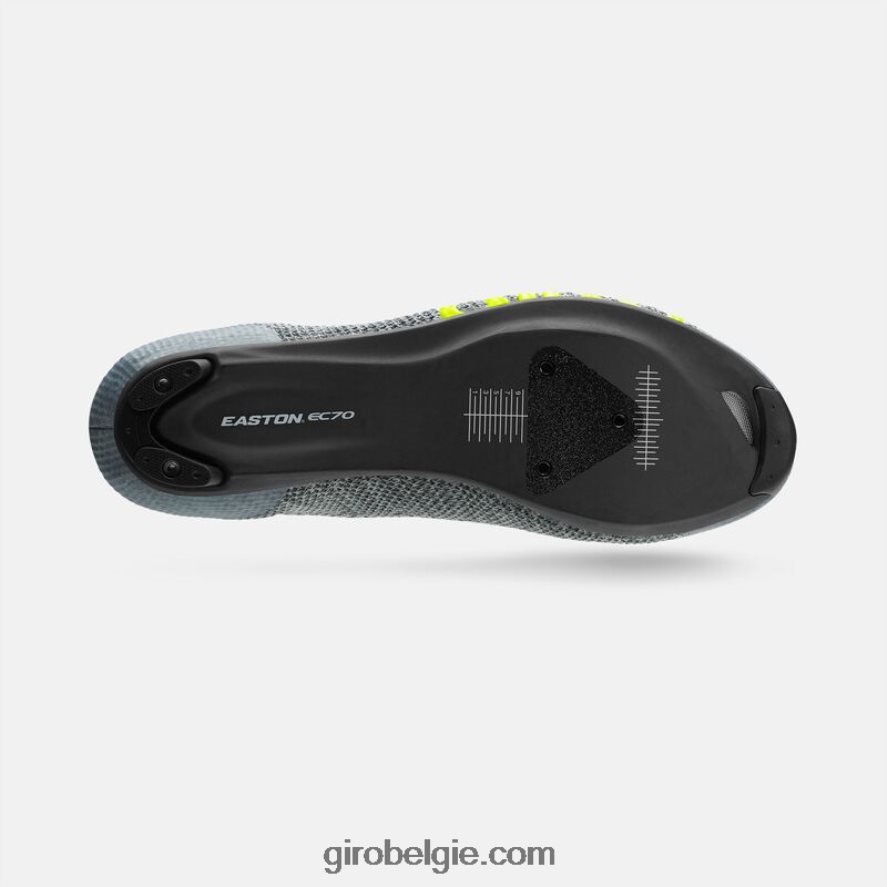 FXR2441068 Giro uniseks Empire e70 gebreide schoen grijs gemêleerd/highlight geel - Image 3