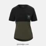FXR2441120 Giro vrouwen rit trui zwart/trail groen