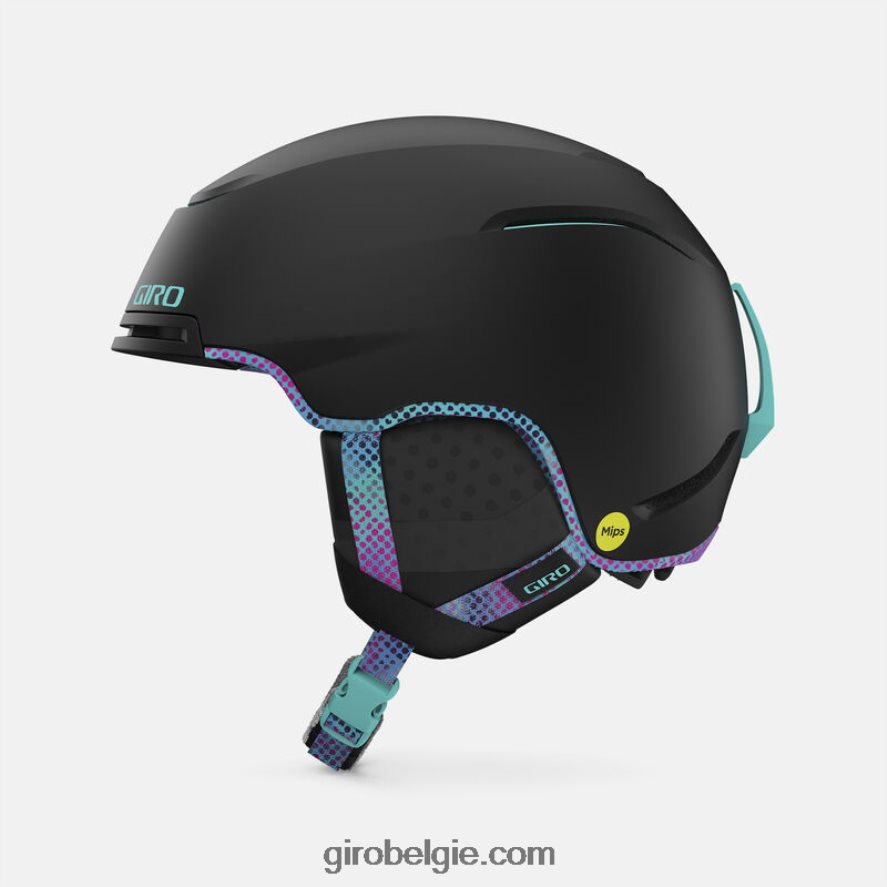 FXR2441139 Giro vrouwen terra mips-helm mat zwarte chroma stip - Image 1