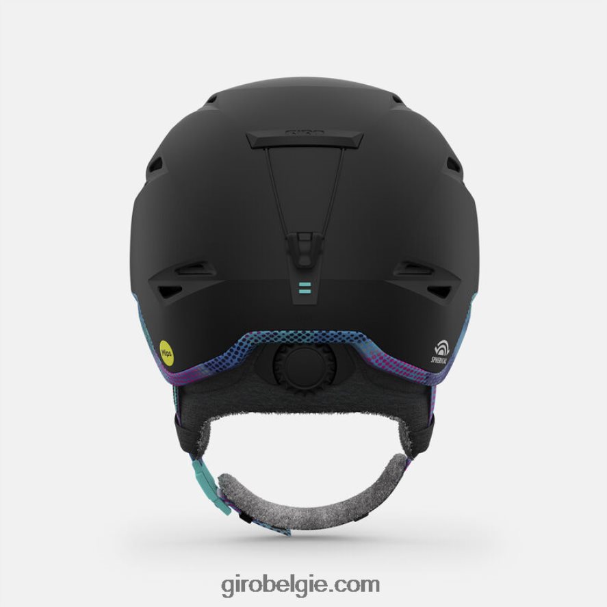FXR2441144 Giro vrouwen envi bolvormige helm mat zwarte chroma stip - Image 5