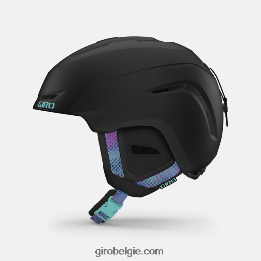 FXR2441168 Giro vrouwen avera helm mat zwarte chroma stip - Image 1