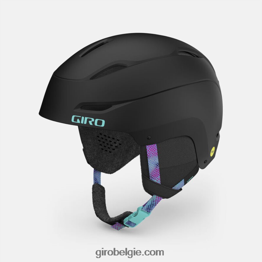 FXR2441179 Giro vrouwen ceva mips-helm mat zwarte chroma stip - Image 2