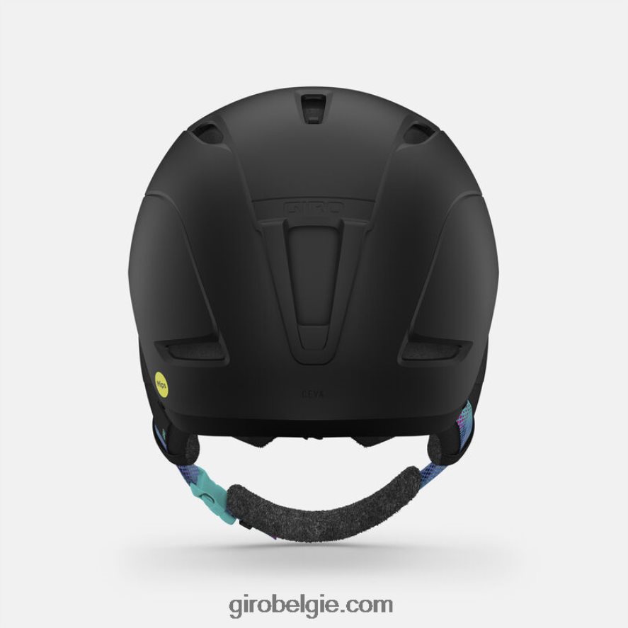 FXR2441179 Giro vrouwen ceva mips-helm mat zwarte chroma stip - Image 5