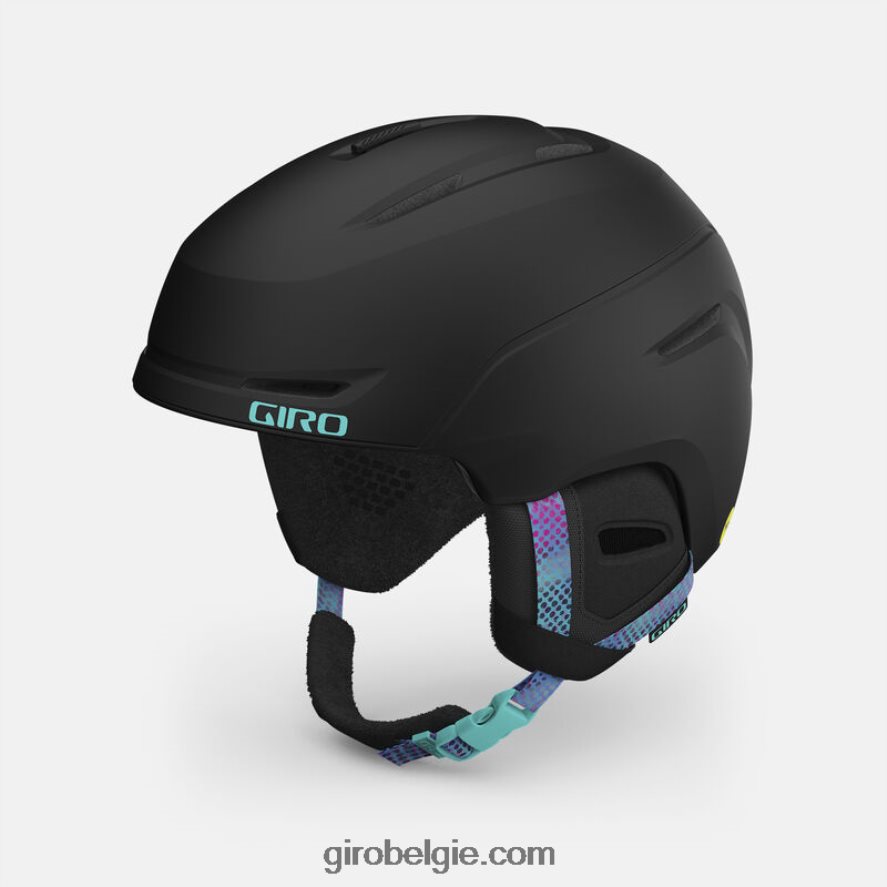 FXR2441205 Giro vrouwen avera mips helm mat zwarte chroma stip - Image 2