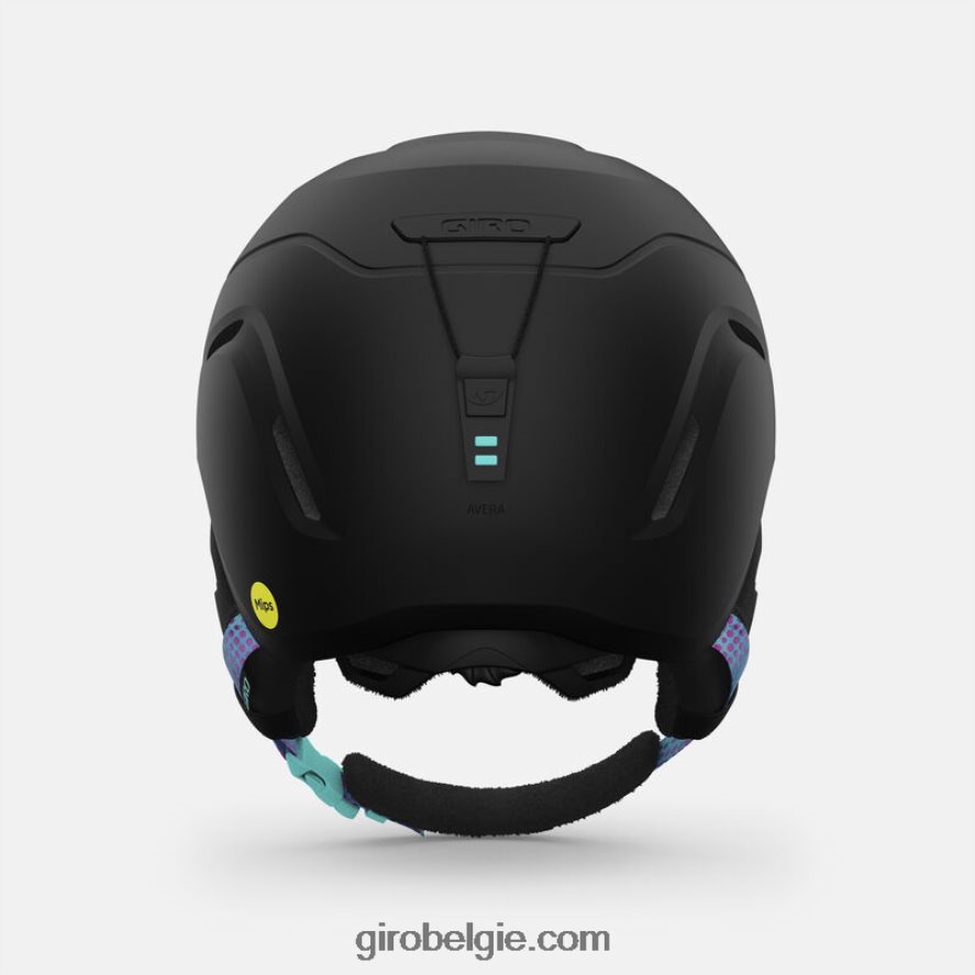 FXR2441205 Giro vrouwen avera mips helm mat zwarte chroma stip - Image 5