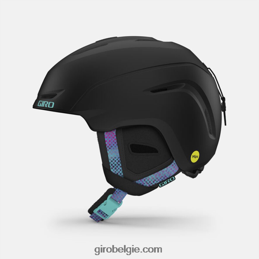 FXR2441205 Giro vrouwen avera mips helm mat zwarte chroma stip - Image 1