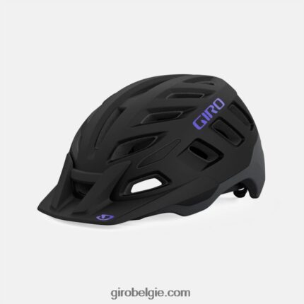 FXR2441227 Giro vrouwen radix mips helm mat zwart/elektrisch paars