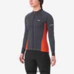 FXR2441231 Giro vrouwen chrono pro windbloc jersey vermiljoen - Image 2
