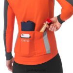 FXR2441231 Giro vrouwen chrono pro windbloc jersey vermiljoen - Image 4