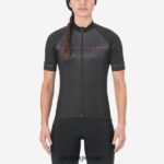 FXR2441234 Giro vrouwen chrono sportshirt zwarte stroom