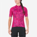 FXR2441238 Giro vrouwen chrono sportshirt roze bloemen