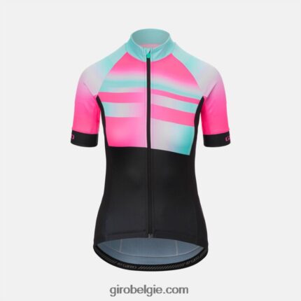 FXR2441239 Giro vrouwen chrono sportshirt schreeuwende blauwgroen graad