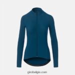 FXR2441247 Giro vrouwen chrono thermische ls jersey haven blauw