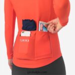 FXR2441249 Giro vrouwen chrono thermische ls jersey vermiljoen - Image 4