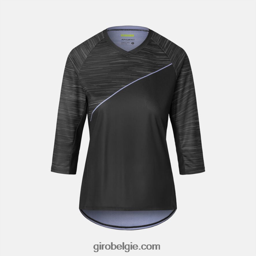 FXR2441252 Giro vrouwen robuuste 3/4 jersey zwarte chroma-stip - Image 1