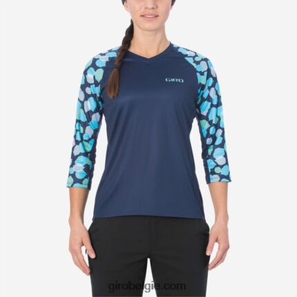 FXR2441255 Giro vrouwen robuuste 3/4 jersey middernacht bloesem