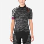 FXR2441273 Giro vrouwen chrono expert trui zwart/grijze kille