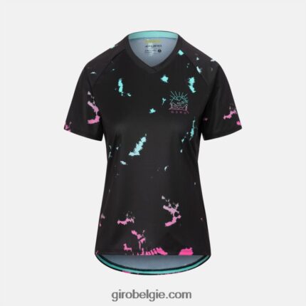 FXR2441295 Giro vrouwen ruige trui zwarte ijs kleurstof