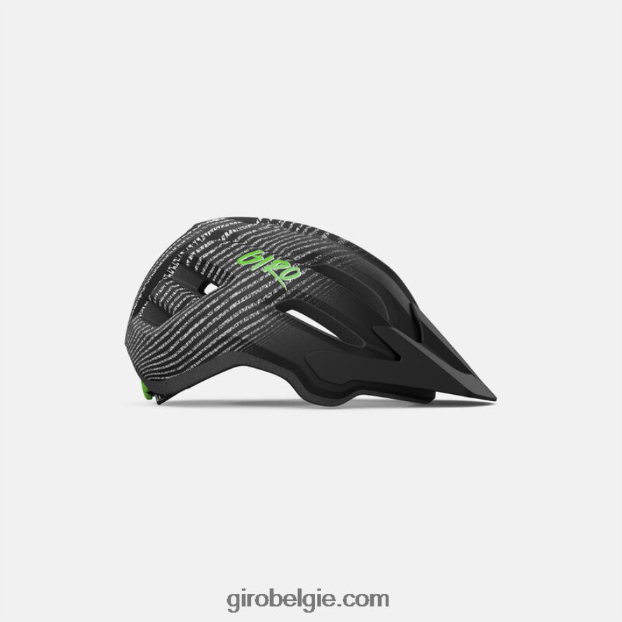FXR2441389 Giro kinderen armatuur mips ii jeugdhelm mat zwart/wit rimpel - Image 3