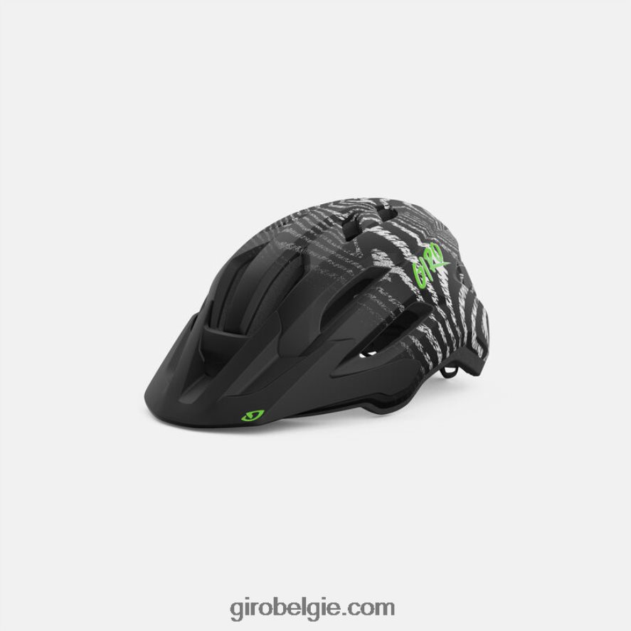 FXR2441389 Giro kinderen armatuur mips ii jeugdhelm mat zwart/wit rimpel - Image 1