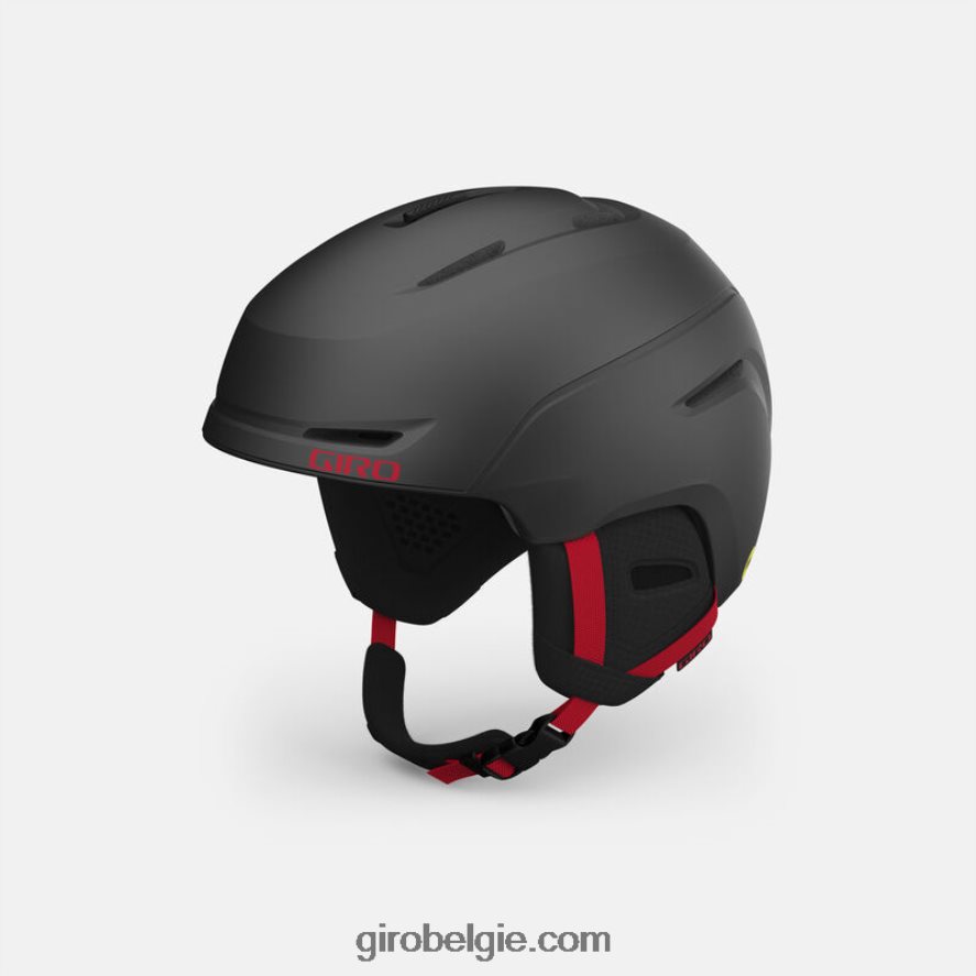 FXR2441457 Giro kinderen neo jr. mips helm mat grafiet/helder rood - Image 2