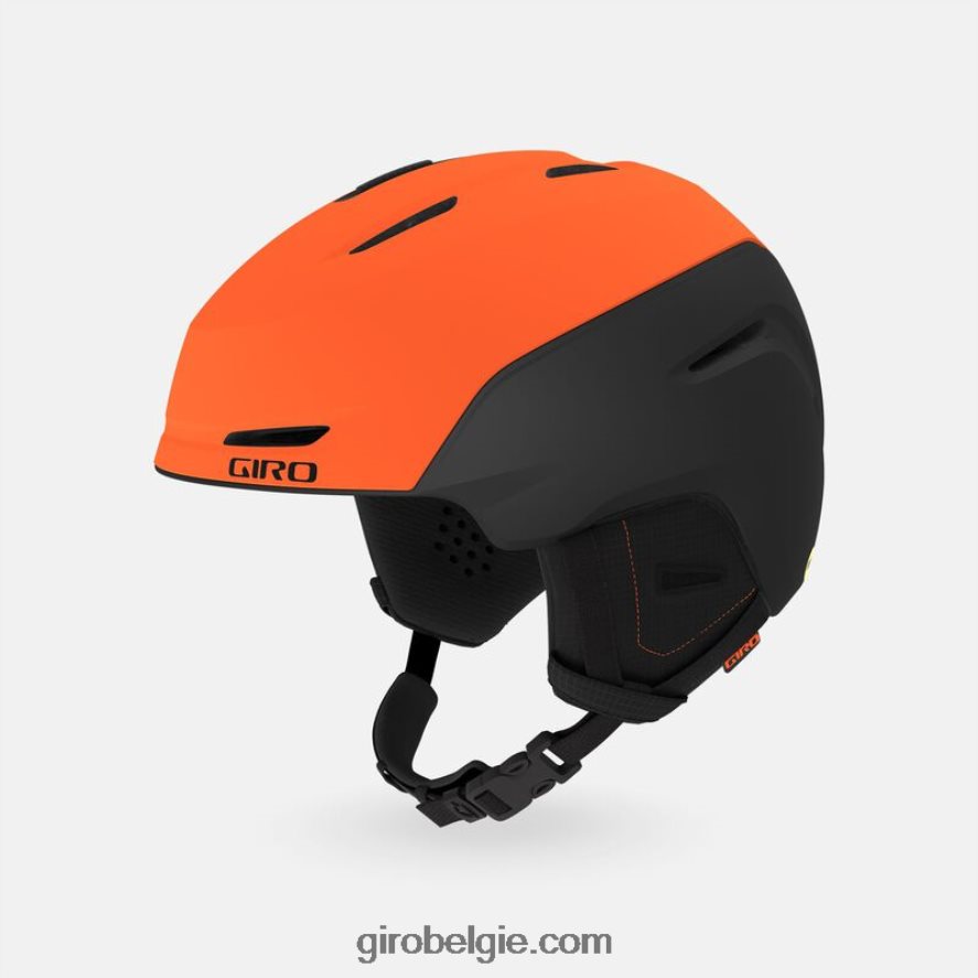 FXR2441476 Giro kinderen neo jr. helm mat helder oranje/zwart - Image 2