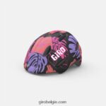 FXR2441485 Giro kinderen scamp helm mat zwarte bloemen