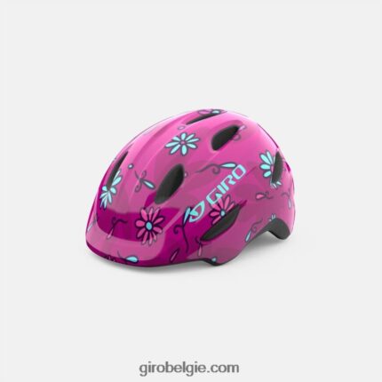 FXR2441500 Giro kinderen scamp mips helm roze straatsuikermadeliefjes