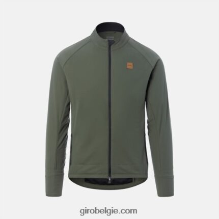 FXR244213 Giro Heren cascade geïsoleerd jack licht spoor groen