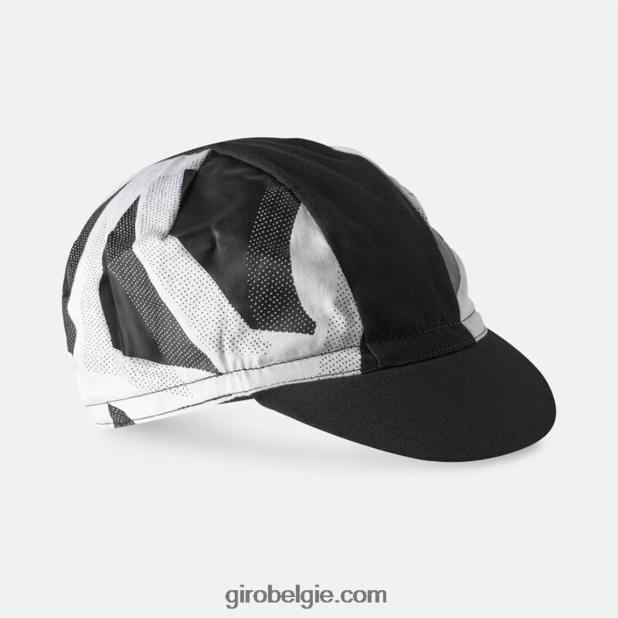 fxr244221_giro_uniseks_klassieke_katoenen_pet_zwart_wit_onthulling.jpg FXR244221 Giro uniseks klassieke katoenen pet zwart/wit onthulling - Image 1