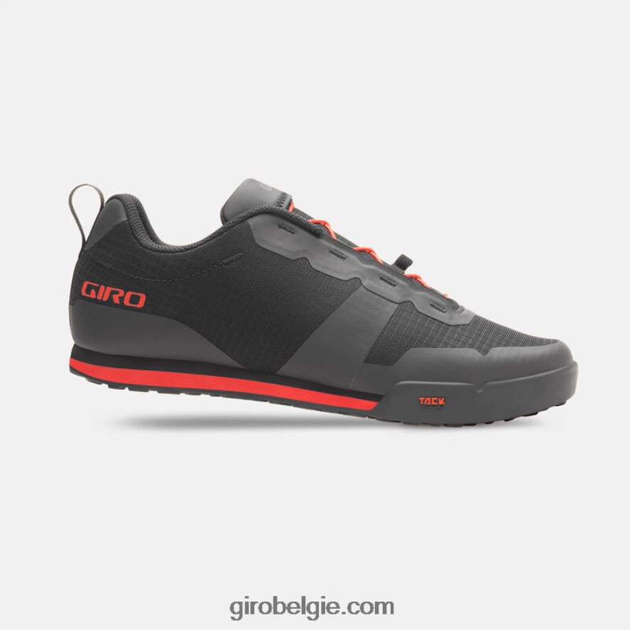 fxr24423_giro_heren_tracker_veterschoen_zwart_helder_rood.jpg FXR24423 Giro Heren tracker veterschoen zwart/helder rood - Image 1