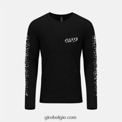 FXR244246 Giro Heren T-shirt - lange mouw zwarte sintra
