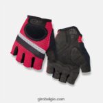FXR244247 Giro uniseks siv handschoen fel rood/streep
