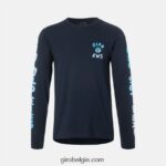 FXR244260 Giro Heren tech tee - lange mouw middernacht blauwe ews