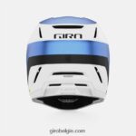 FXR244263 Giro uniseks opstandige bolvormige helm mat wit/ano blauw - Image 4