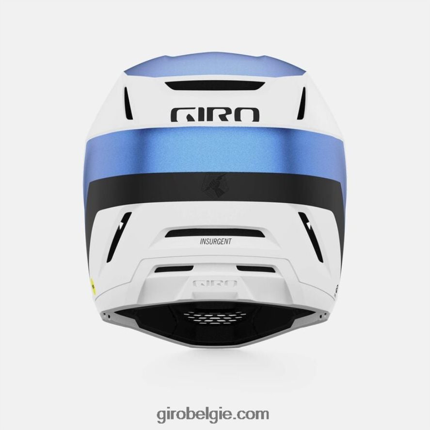 FXR244263 Giro uniseks opstandige bolvormige helm mat wit/ano blauw - Image 4
