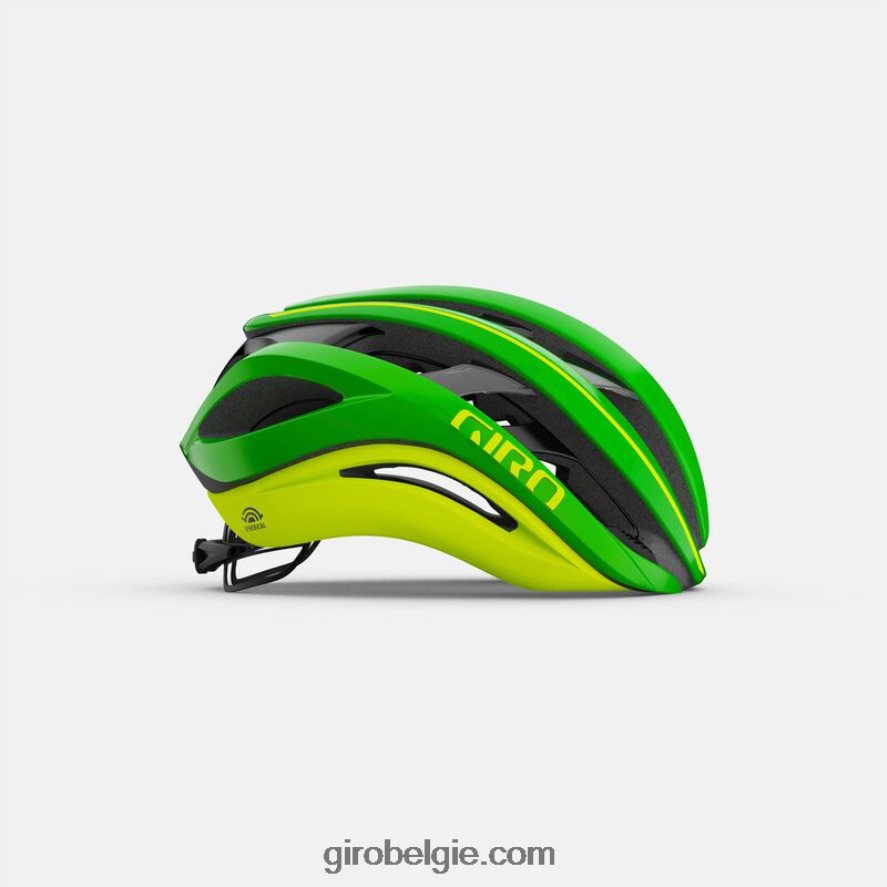 FXR244265 Giro uniseks ether bolvormige helm mat ano groen/highlight geel - Image 3