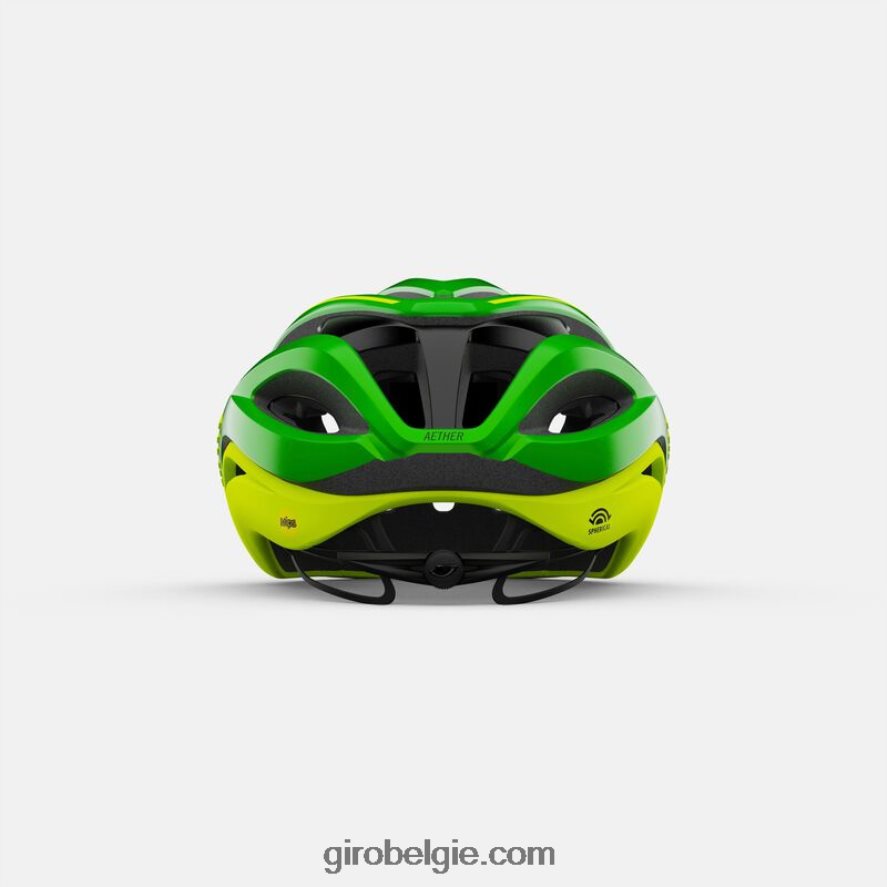 FXR244265 Giro uniseks ether bolvormige helm mat ano groen/highlight geel - Image 4