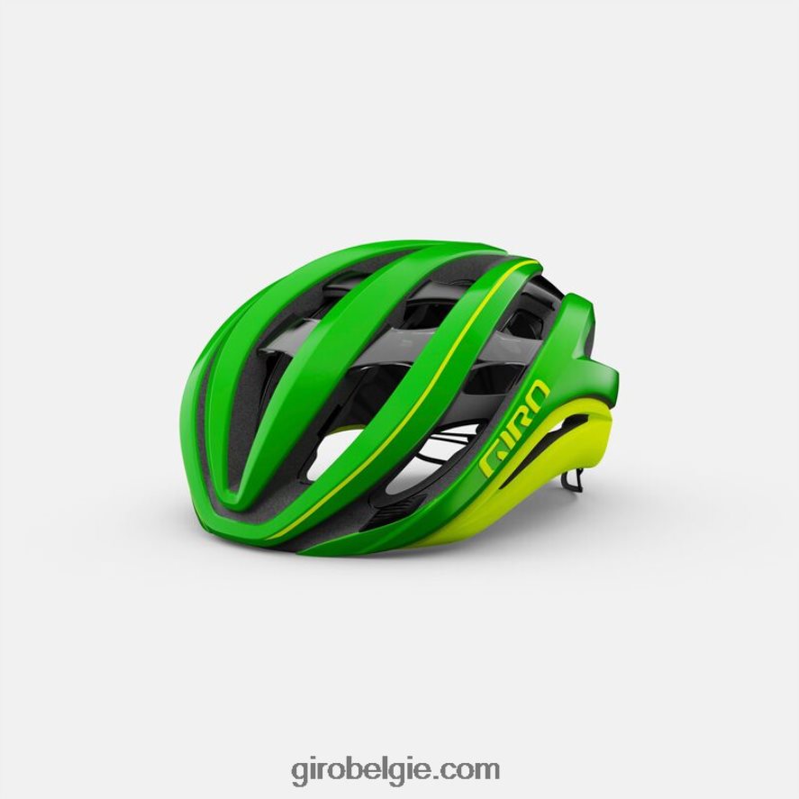 FXR244265 Giro uniseks ether bolvormige helm mat ano groen/highlight geel - Image 1