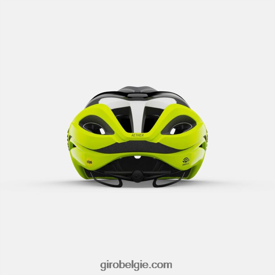 FXR244267 Giro uniseks ether bolvormige helm mat zwart fade/highlight geel - Image 4
