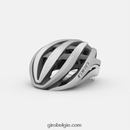 FXR244271 Giro uniseks ether bolvormige helm mat wit/zilver