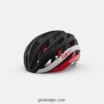 FXR244278 Giro uniseks helios bolvormige helm mat zwart/rood
