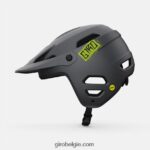 FXR244283 Giro uniseks tiran bolvormige helm mat metallic zwart/ano lime - Image 2