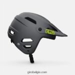 FXR244283 Giro uniseks tiran bolvormige helm mat metallic zwart/ano lime - Image 3