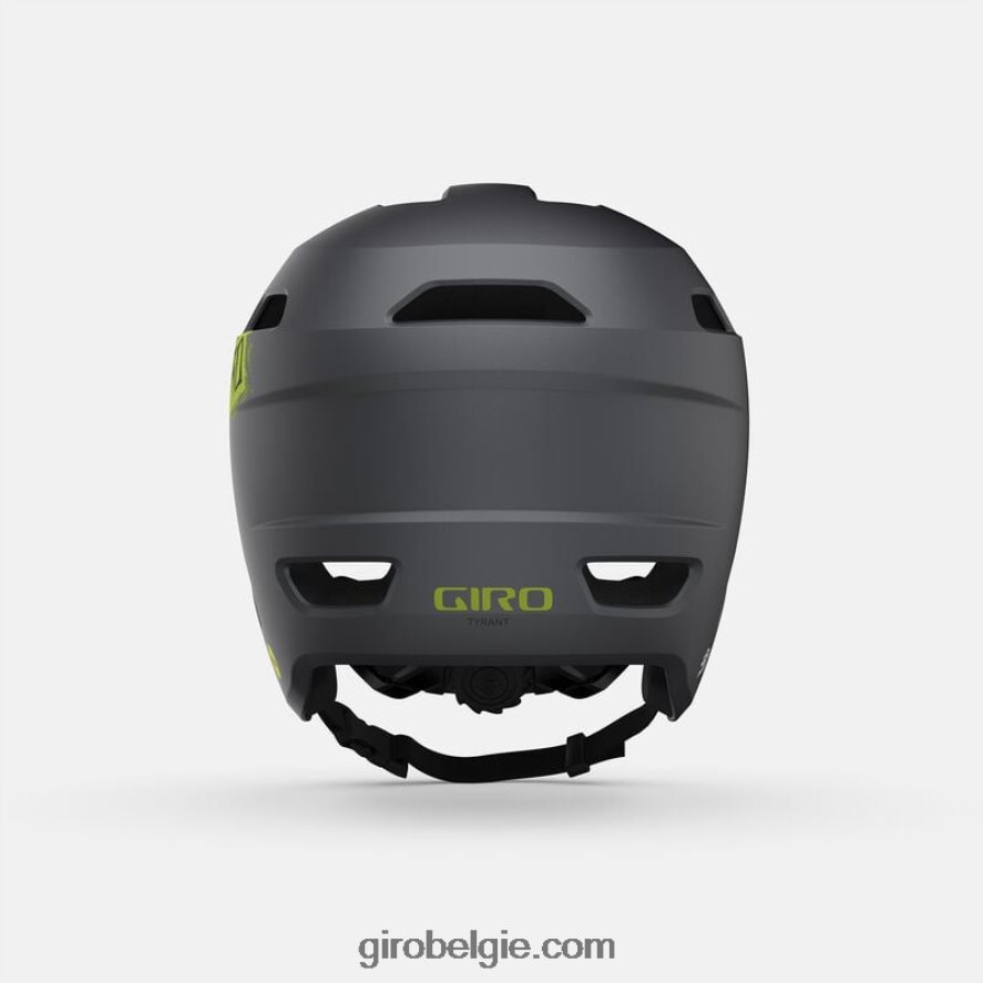 FXR244283 Giro uniseks tiran bolvormige helm mat metallic zwart/ano lime - Image 4
