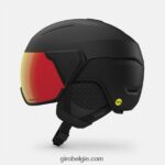 FXR24432 Giro Heren baan sferische helm mat zwart