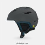 FXR244350 Giro Heren raster bolvormige helm matte houtskool pow