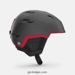 FXR244351 Giro Heren raster bolvormige helm mat grafiet/rood - Image 4