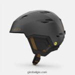 FXR244356 Giro Heren raster bolvormige helm metaalkool/bruin